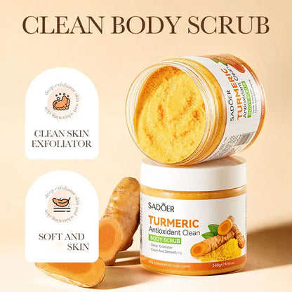 Turmeric Facial Cleanser Facial Scrub Cleansing Oil Control Blackhead Remover Shrink Pores Skin Care Body Care